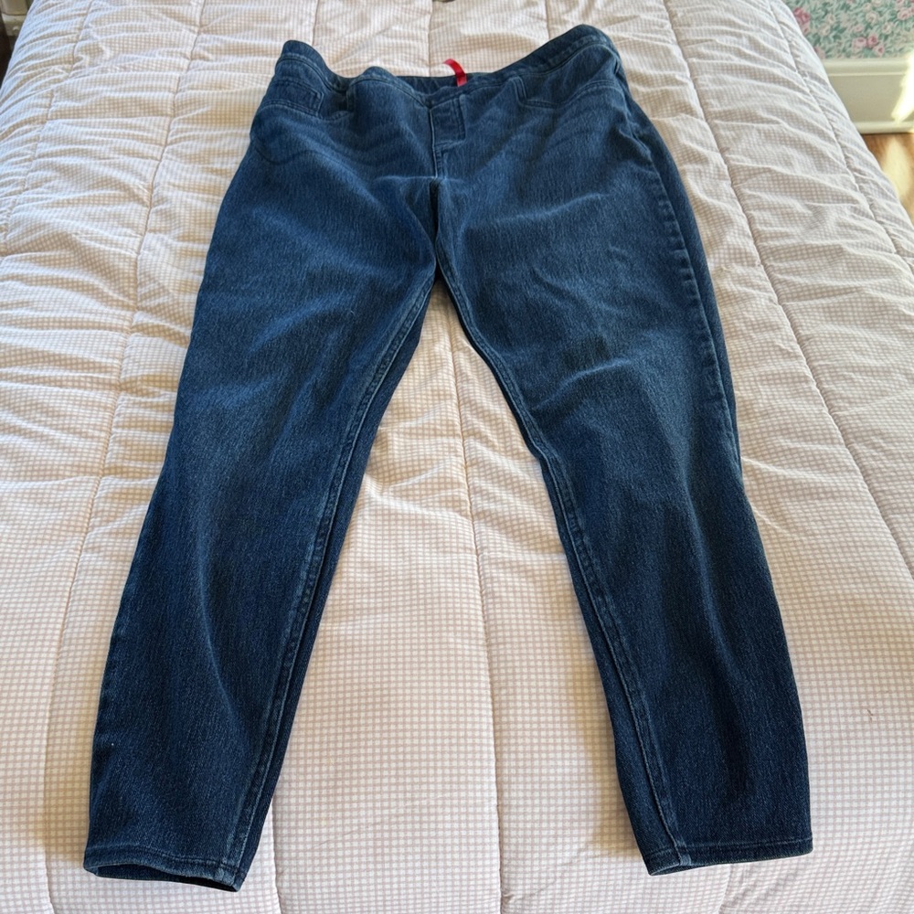 SPANX Women's Navy Skinny Jeans